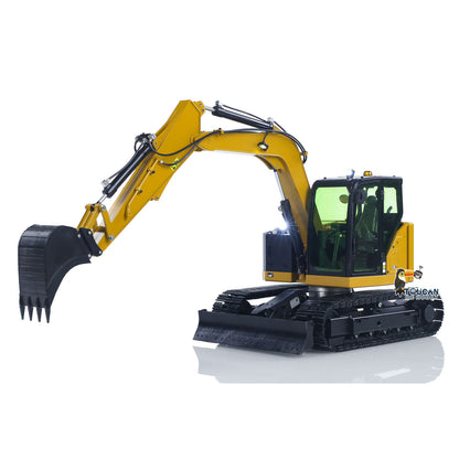 Metal 1/14 RC Hydraulic Excavator C308 Radio Controlled Digger Construction Vehicle RTR Model Flysky ST8 Radio Battery