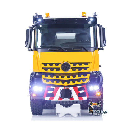 LESU K3363 Cabin 1/14 Metal 6x6 RC Hydraulic Dump Truck Model FlySky I6S Radio Controller 3 Speed Transmission Differential Lock for Club Events