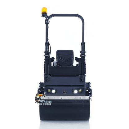 1/14 Mini Metal Radio Controlled Road Roller BW120AD RC Construction Vehicle RTR Model Brushed ESC Motor Battery ST8 Radio
