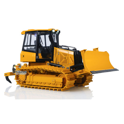 Metal 1/12 RC Bulldozer D3 Remote Control Hydraulic Engineering Vehicles 4CH Valve Construction Car Light Sound Flysky ST8 Radio 3S Battery