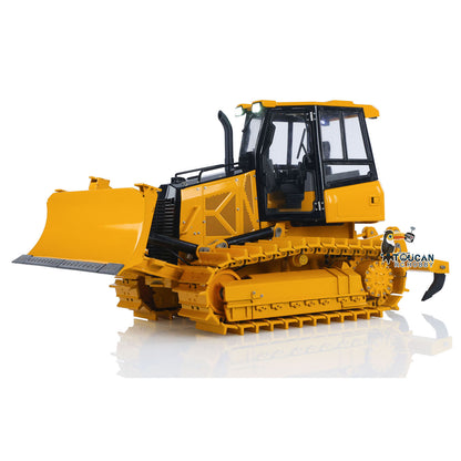 Pre-order US Stock Metal 1/12 RC Hydraulic Bulldozer D3 Remote Control Engineering Vehicles 4CH Valve Construction Car Light Sound Flysky ST8 Radio