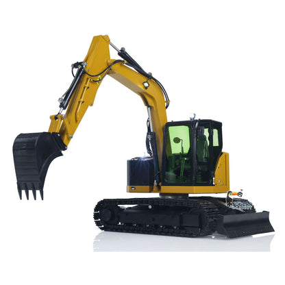 Metal 1/14 RC Hydraulic Excavator C308 Radio Controlled Digger Construction Vehicle RTR Model Flysky ST8 Radio Battery
