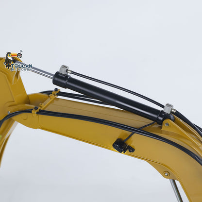 Metal 1/14 RC Hydraulic Excavator C308 Radio Controlled Digger Construction Vehicle RTR Model Flysky ST8 Radio Battery