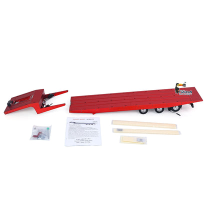 In Stock Degree Metal 3Axle Trailer 994 Electric Support Leg Winch For 1/14 TAMIYA Remote Control Tractor Truck DIY Model RC Excavator