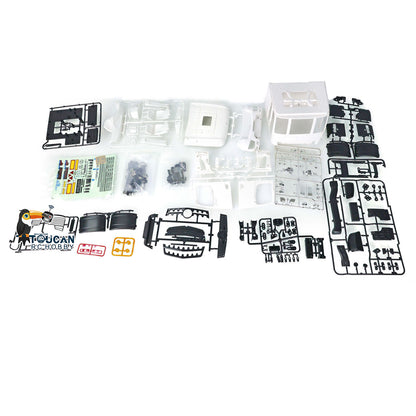 Toucan Hobby Plastic Cabin Set for DIY 1/14 RC Tractor Remote Controlled Truck Toy Car DIY Accessory Model 3363 Openable Door
