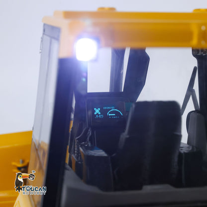 Pre-order US Stock Metal 1/12 RC Hydraulic Bulldozer D3 Remote Control Engineering Vehicles 4CH Valve Construction Car Light Sound Flysky ST8 Radio