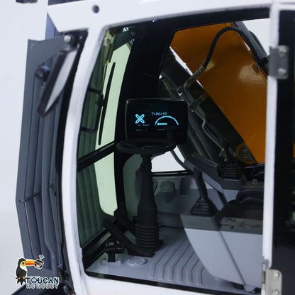 RTR 8CH Valves 1/14 RC Hydraulic Excavator LR914 4x4 Wheeled Digger Differential Lock Hobbywing Brushless Motor ESC Sound System