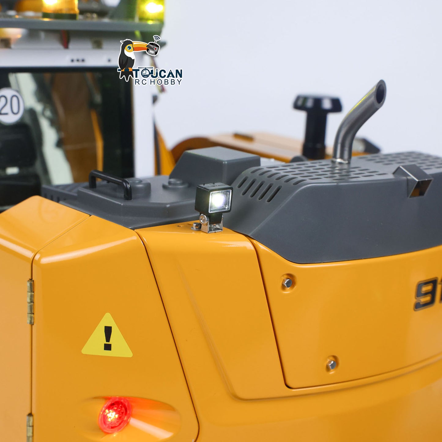 US Stock 1/14 RC Hydraulic Wheeled Excavator LR914 8-ways Valve RTR Metal Remote Control 4*4 Digger Model Axle Lock Flysky PL18EV Lite