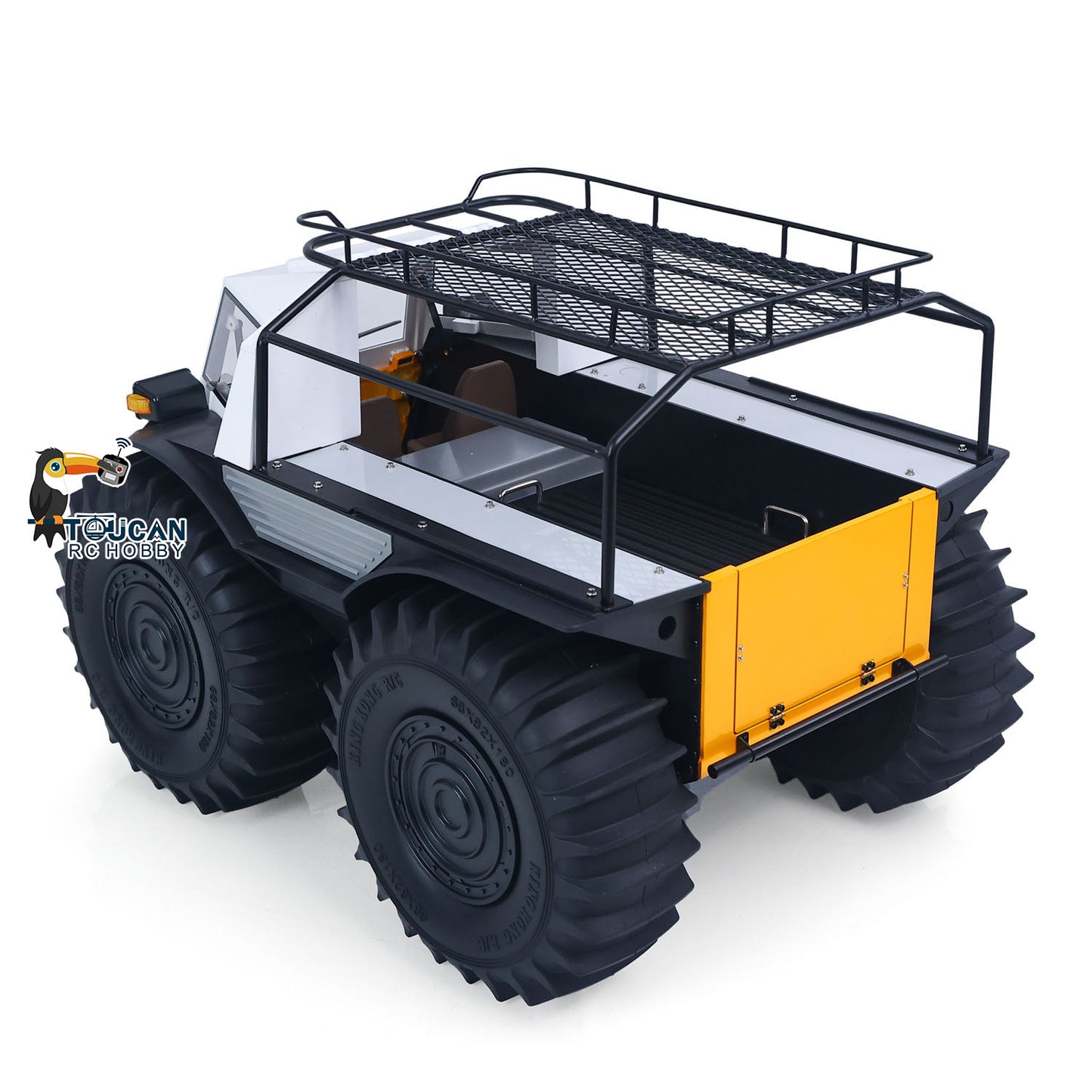 1/10 Scale All-terrain RC Off-road Vehicle Amphibious Climbing Car KIT/RTR D-E077 Painted Light Sound System