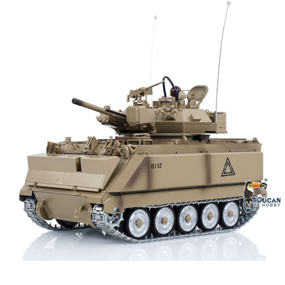 US Stock 1/16 Tongde Remote Control Tank M2412-A M113A1 MRV Infrared Barrel Recoil Fire Flashing 320 Turret Rotation Metal Drive Gearbox