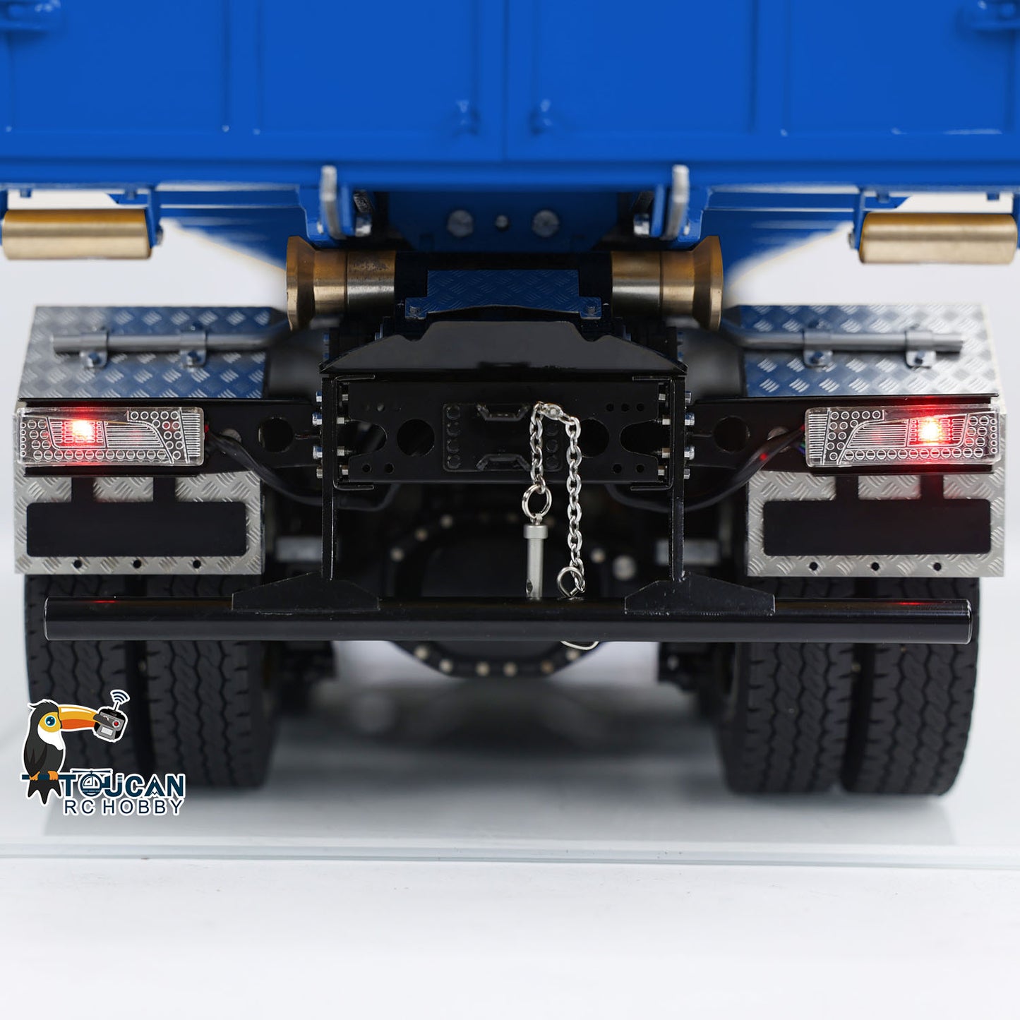 Toucanhobby G88 1/14 Metal 8x8 RC Roll On Off Hydraulic Dump Truck PNP 3 Speed Transmission Differential Lock Axles ST8 Controller Light Sound System for Construction Model Collectors