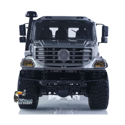 JDModel 218 1/14 6*6 Plastic RC Tractor Truck Kit/PNP 2-Speed Transmission Hobbywing Brushed ESC Motor Differential Lock DIY Model for Enthusiasts