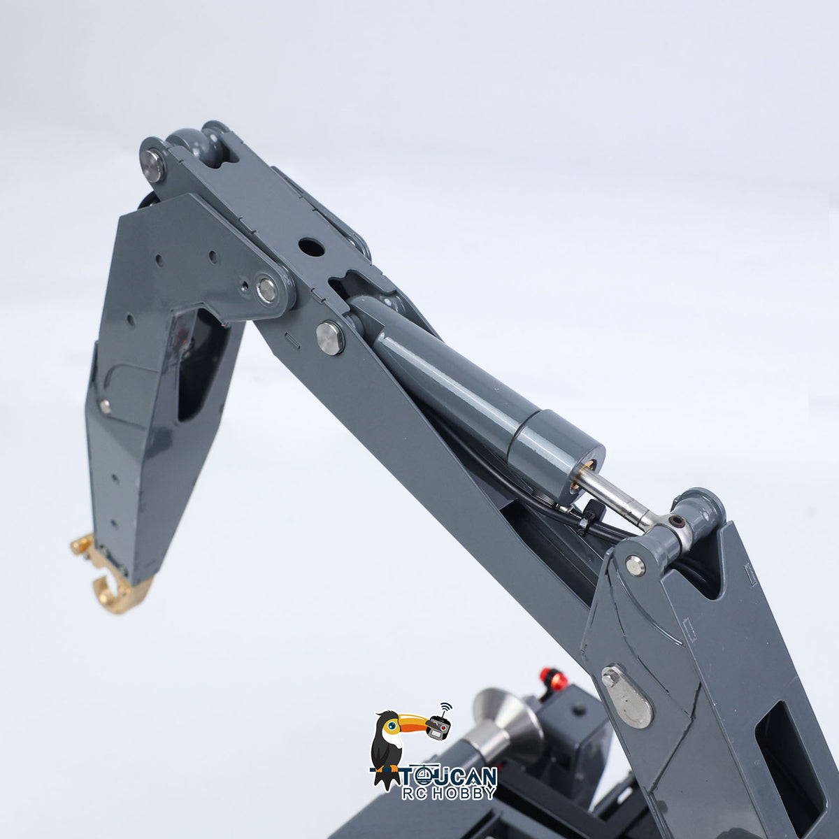 TOUCAN RC HOBBY LESU A0066 1/14 Metal Hydraulic RC Roll Off Trailer Telescopic/Folding Hooklift with Support Legs 5CH Reversing Valve Lights