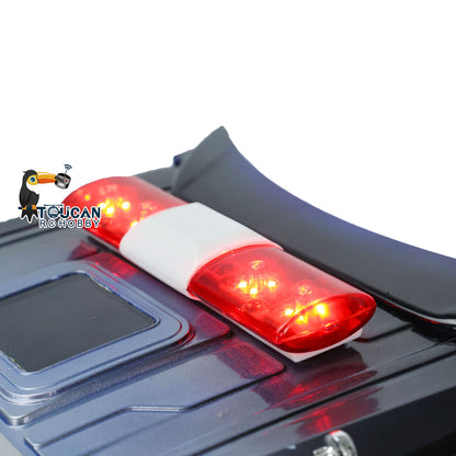 1/14 Three Axles RC Tractor Truck 6x4 Painted Assembled Car Model Motor ESC Servo Sound Light Warning Light
