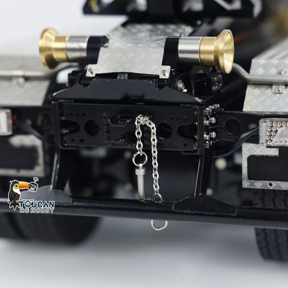 1/14 8x8 RC Hydraulic Equipment Radio Controlled Roll Off Dumper Trucks Full Dump Truck U-shaped Short High Bucket Timber Flatbed