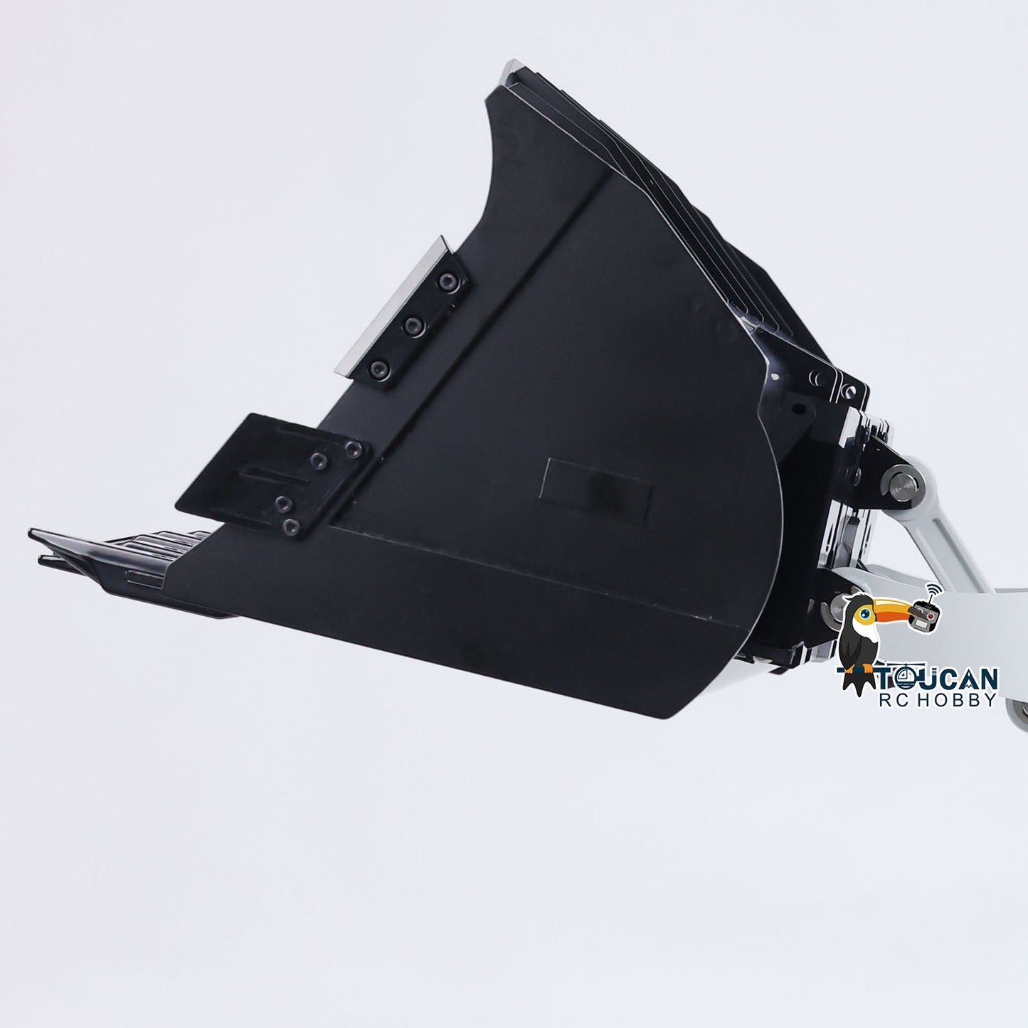 1/14 RC Metal Hydraulic Loader WA480 Electric Construction Heavy Machine Quick Coupler Fork Bucket Light Sound ST8 Radio Battery