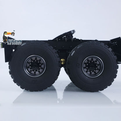 JDModel 218 1/14 6*6 Plastic RC Tractor Truck Kit/PNP 2-Speed Transmission Hobbywing Brushed ESC Motor Differential Lock DIY Model for Enthusiasts