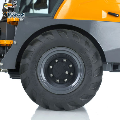 LESU AOUE 6MDX 1/14 Metal 4X4 Hydraulic Articulated RC Dumper Truck Differential Lock Axles Brushless ESC Sound Light System