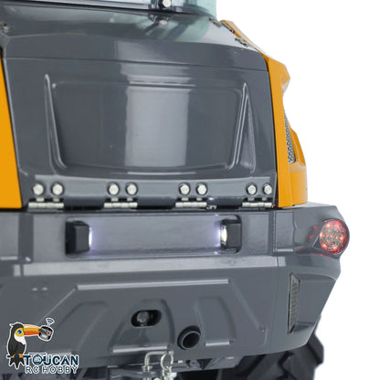 LESU AOUE 6MDX 1/14 Metal 4X4 Hydraulic Articulated RC Dumper Truck Differential Lock Axles Brushless ESC Sound Light System