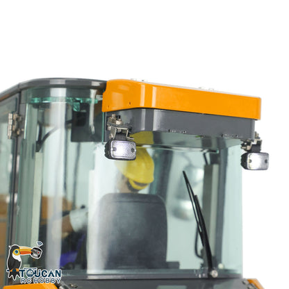 LESU AOUE 6MDX 1/14 Metal 4X4 Hydraulic Articulated RC Dumper Truck Differential Lock Axles Brushless ESC Sound Light System