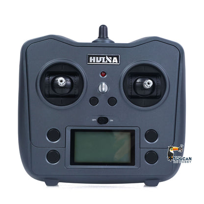 TOUCAN RC HOBBY HUINA 1598PRO 1/14 Metal Remote Control Dump Truck 6X6 Engineering Vehicle Electric RC Tipper Model Light Sound System Battery