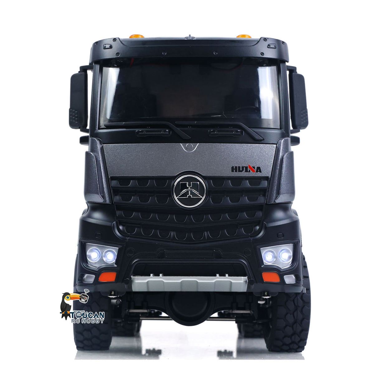 TOUCAN RC HOBBY HUINA 1598PRO 1/14 Metal Remote Control Dump Truck 6X6 Engineering Vehicle Electric RC Tipper Model Light Sound System Battery