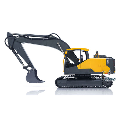 In Stock 1/16 DoubleE E598 003 Electric Lifting RC Excavator Metal 2Arms Remote Control Digger VO Hammer Bucket Claw 360?? Rotating