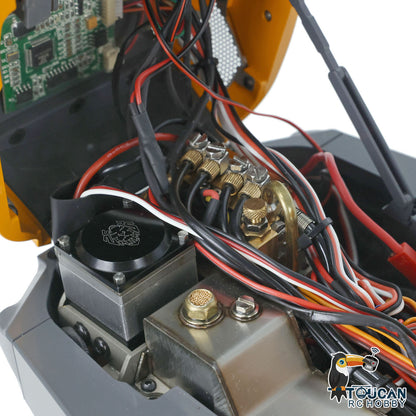 LESU AOUE 6MDX 1/14 Metal 4X4 Hydraulic Articulated RC Dumper Truck Differential Lock Axles Brushless ESC Sound Light System
