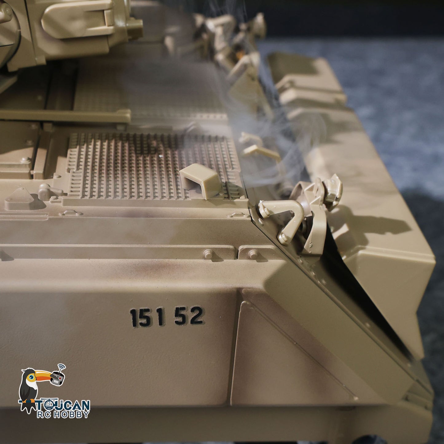 US Stock 1/16 Tongde Remote Control Tank M2412-A M113A1 MRV Infrared Barrel Recoil Fire Flashing 320 Turret Rotation Metal Drive Gearbox