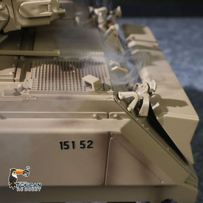 US Stock 1/16 Tongde Remote Control Tank M2412-A M113A1 MRV Infrared Barrel Recoil Fire Flashing 320 Turret Rotation Metal Drive Gearbox