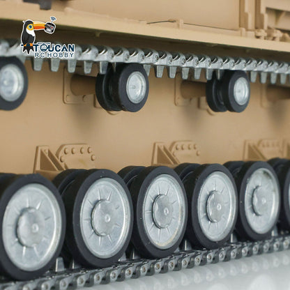 TOUCAN RC HOBBY Henglong 1/16 TK7.0 Profession German Panzer IV F2 F RTR RC Tank 3858 3859 360 Degrees Turret FPV IR BB Smoke Metal Tracks Sprockets Idlers Road Wheels Gearbox