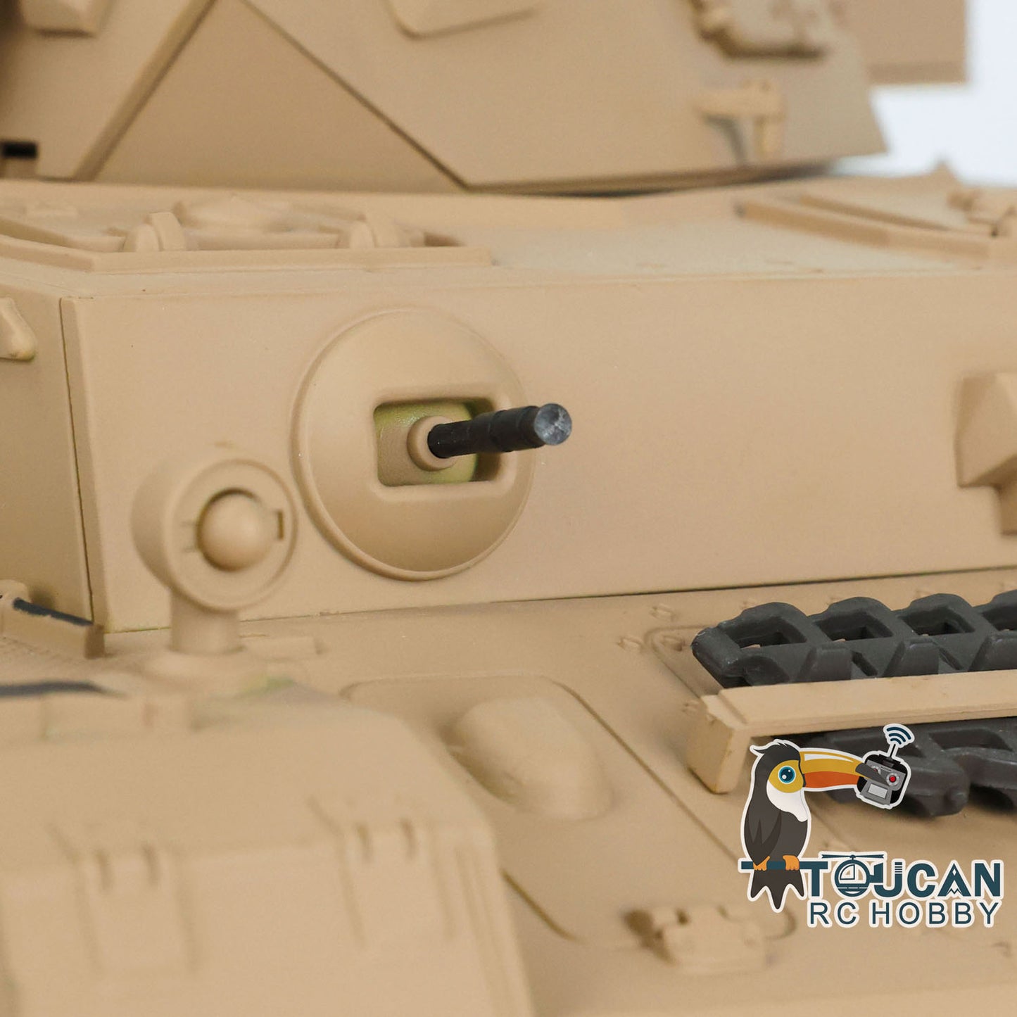 Henglong 7.0 1/16 Radio Tank 3858 German Panzer IV F RC Tank w/ 360Degrees Rotating Turret Metal Road Wheels Tracks IR System Battle