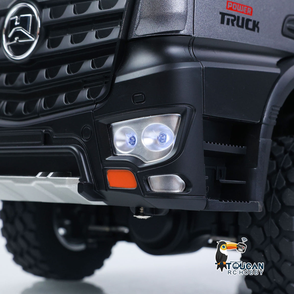 TOUCAN RC HOBBY HUINA 1598PRO 1/14 Metal Remote Control Dump Truck 6X6 Engineering Vehicle Electric RC Tipper Model Light Sound System Battery