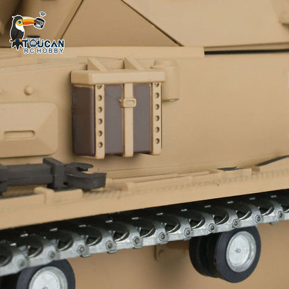 TOUCAN RC HOBBY Henglong 1/16 TK7.0 Profession German Panzer IV F2 F RTR RC Tank 3858 3859 360 Degrees Turret FPV IR BB Smoke Metal Tracks Sprockets Idlers Road Wheels Gearbox