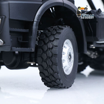 TOUCAN RC HOBBY HUINA 1598PRO 1/14 Metal Remote Control Dump Truck 6X6 Engineering Vehicle Electric RC Tipper Model Light Sound System Battery