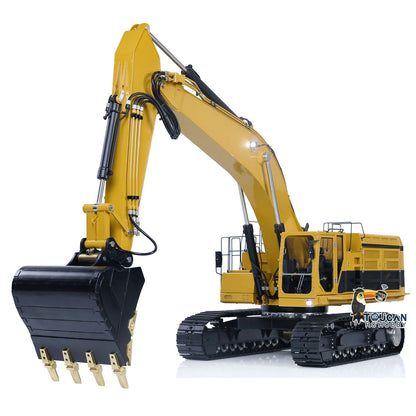 Metal LESU RTR 1/14 RC Hydraulic Excavator C374F Radio Controlled Digger Heavy Machine Flysky PL18EV LITE Battery Sound Smoke