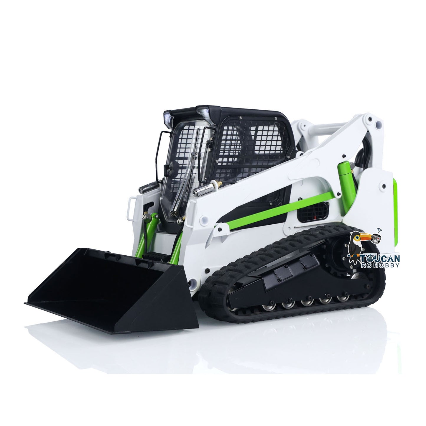 Fast Free Shipping SM770 1:14 RC Hydraulic RTR Skid-Steer Loader Metal Remote Control Truck Model