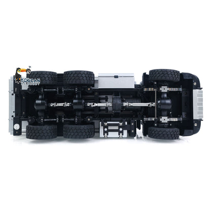 TOUCAN RC HOBBY HUINA 1598PRO 1/14 Metal Remote Control Dump Truck 6X6 Engineering Vehicle Electric RC Tipper Model Light Sound System Battery