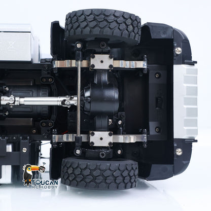 TOUCAN RC HOBBY HUINA 1598PRO 1/14 Metal Remote Control Dump Truck 6X6 Engineering Vehicle Electric RC Tipper Model Light Sound System Battery