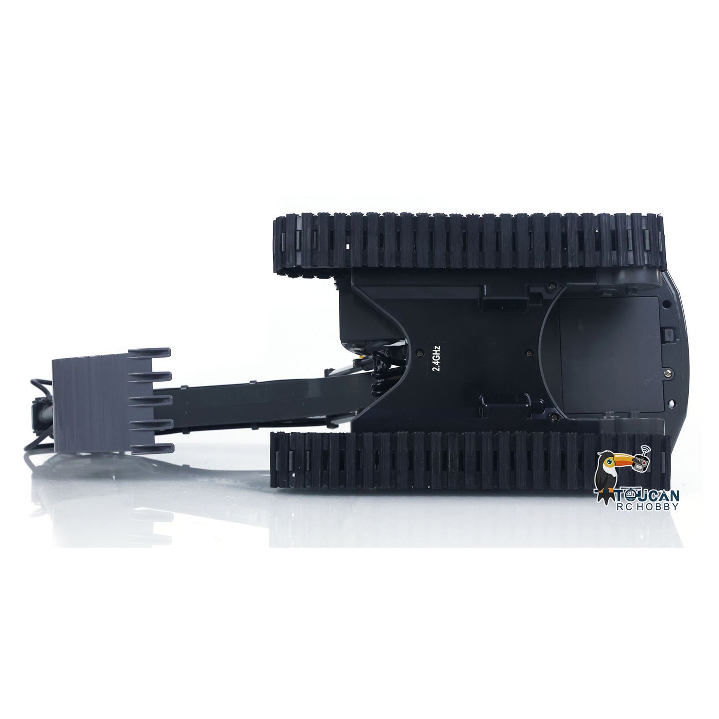 In Stock 1/16 DoubleE E598 003 Electric Lifting RC Excavator Metal 2Arms Remote Control Digger VO Hammer Bucket Claw 360?? Rotating