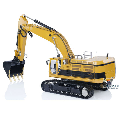 Metal LESU RTR 1/14 RC Hydraulic Excavator C374F Radio Controlled Digger Heavy Machine Flysky PL18EV LITE Battery Sound Smoke