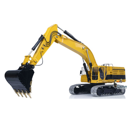 LESU C374F 1/14 RC Hydraulic Excavator Remote Controlled Heavy Digger Machine Sound Smoke Light LCD Screen 6CH Valve Motor ESC