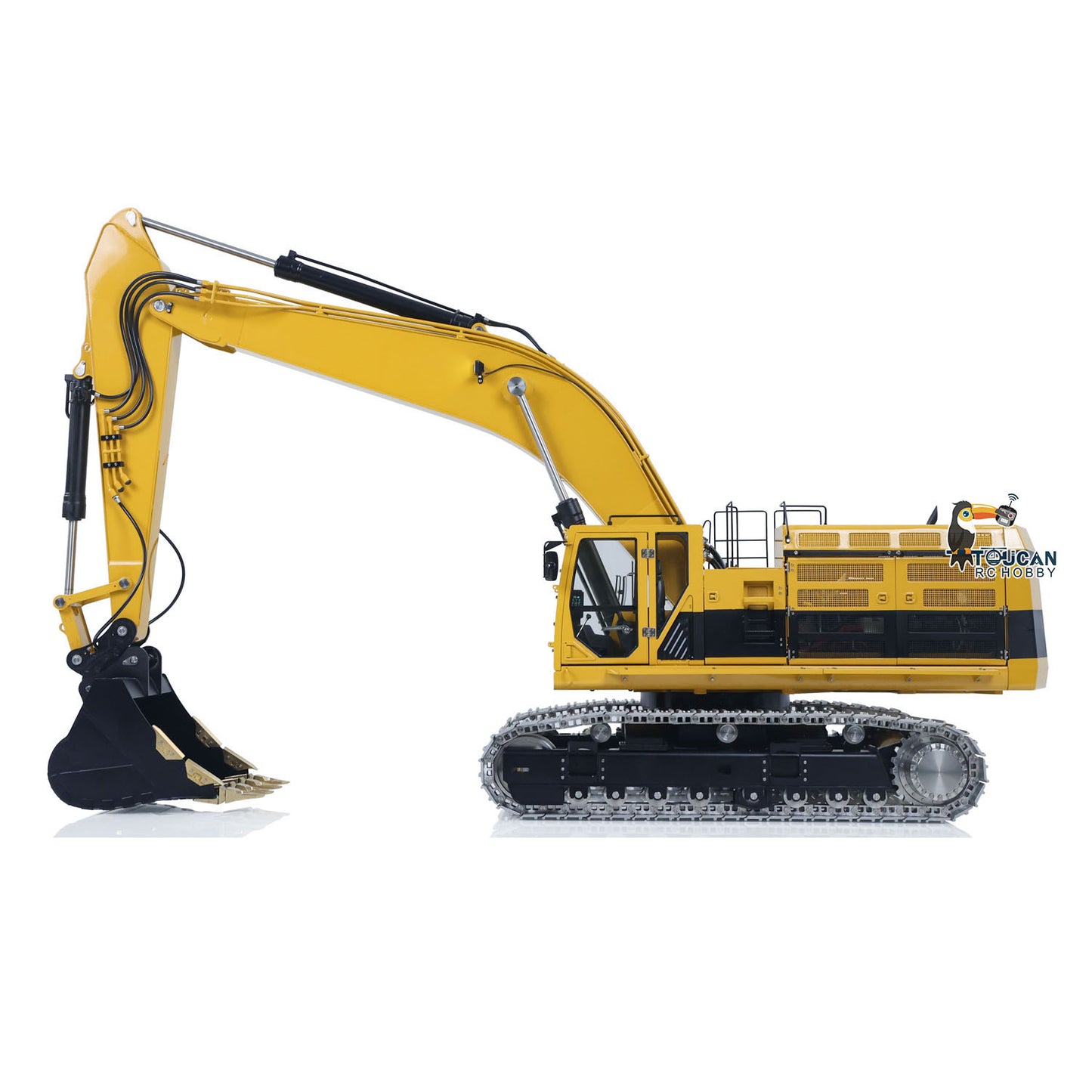 LESU C374F 1/14 RC Hydraulic Excavator Remote Controlled Heavy Digger Machine Sound Smoke Light LCD Screen 6CH Valve Motor ESC