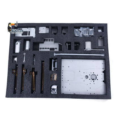 LESU 1:14 Scale LR945 RC Hydraulic Excavator Metal Remote Controlled Earth Digger 945 Model Kits Unassembled Unpainted With Lights