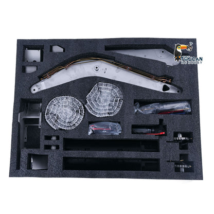 LESU 1:14 Scale LR945 RC Hydraulic Excavator Metal Remote Controlled Earth Digger 945 Model Kits Unassembled Unpainted With Lights