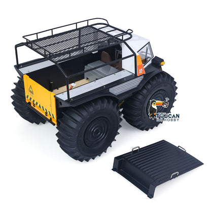 1/10 Scale All-terrain RC Off-road Vehicle Amphibious Climbing Car KIT/RTR D-E077 Painted Light Sound System