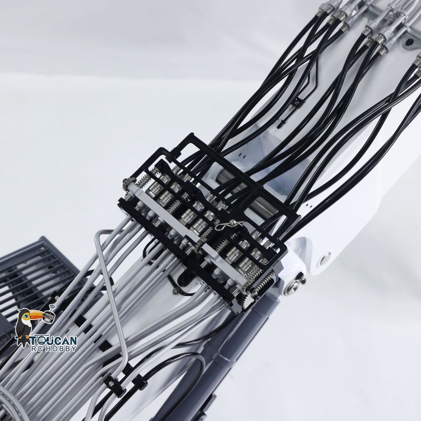 Second Hand LESU 1/14 RC Hydraulic Demolition Excavator LR960 RTR Digger GPS Battery Radio