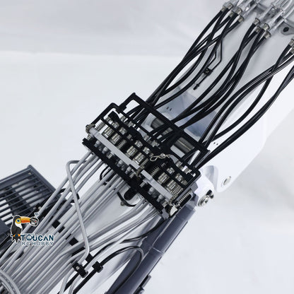 Second Hand LESU 1/14 RC Hydraulic Demolition Excavator LR960 RTR Digger GPS Battery Radio