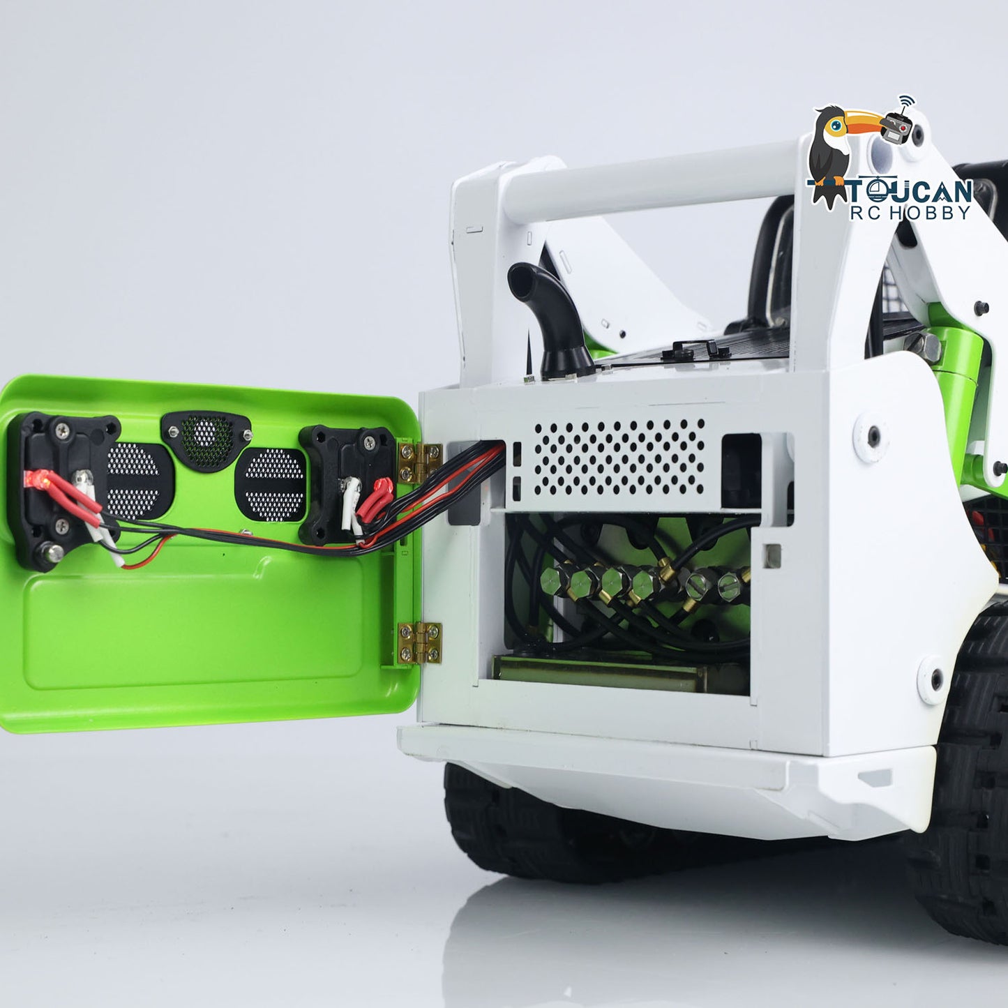 Fast Free Shipping SM770 1:14 RC Hydraulic RTR Skid-Steer Loader Metal Remote Control Truck Model