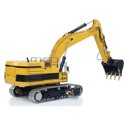LESU C374F 1/14 RC Hydraulic Excavator Remote Controlled Heavy Digger Machine Sound Smoke Light LCD Screen 6CH Valve Motor ESC